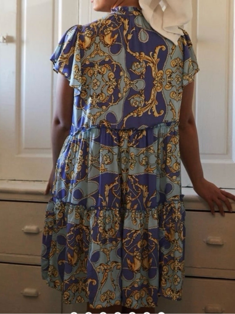 Anthropologie Penrose Tiered Tunic Dress - Picture 2 of 5